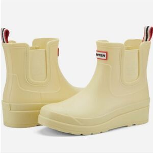 Hunter Tabitha Chelsea Waterproof Boots- Yellow